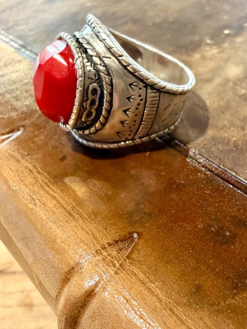 Retired Silpada Samba Ring 925 Sterling Silver Statement Ring Artisan Jewelry 10